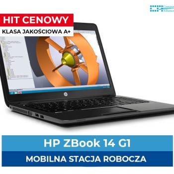 HP Z-Book 14 * Core i7-5500U 8GB 256GB SSD * AMD FirePro M4150 2GB * FHD * Klasa A+